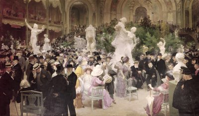 Freitag im Salon der französischen Künstler, 1911 von Jules Alexandre Gruen or Grun